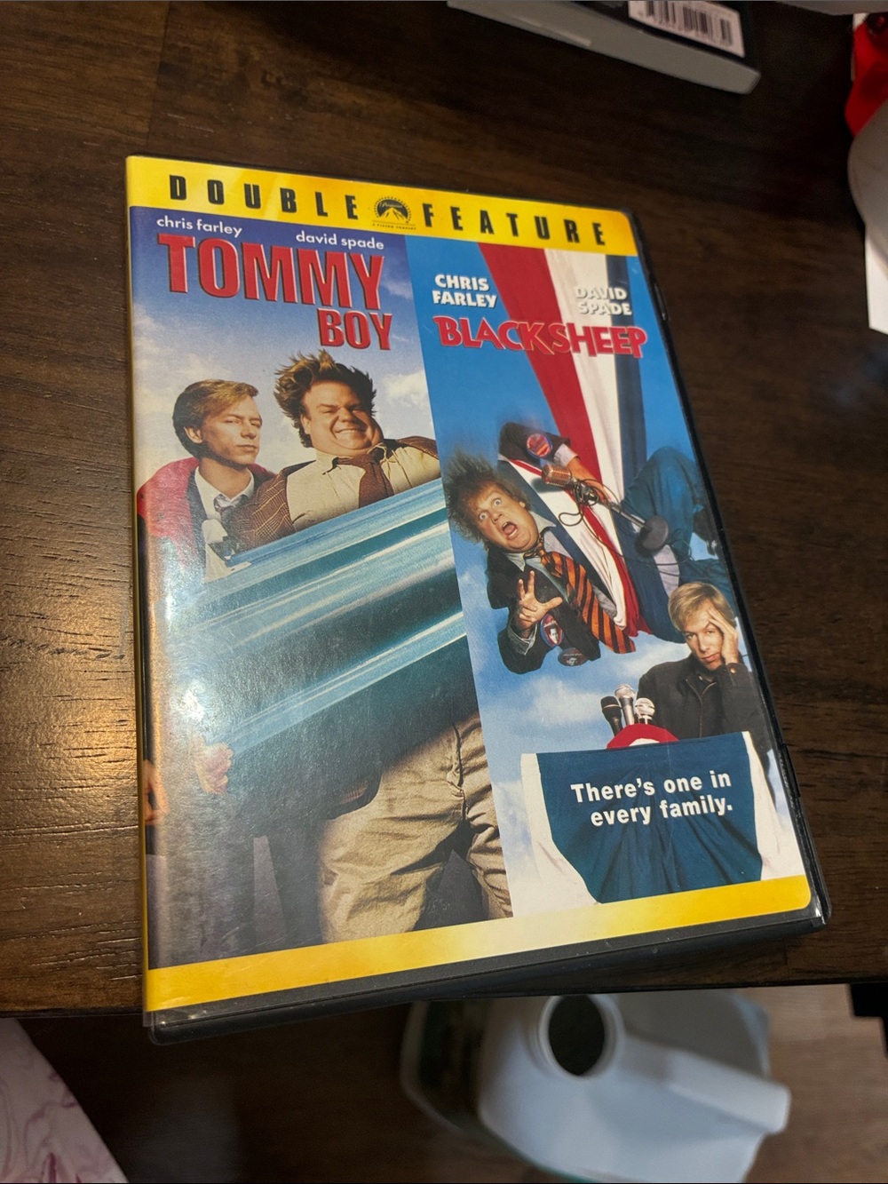 Tommy Boy / Black Sheep Double Feature DVD - Yellow & Blue Cover